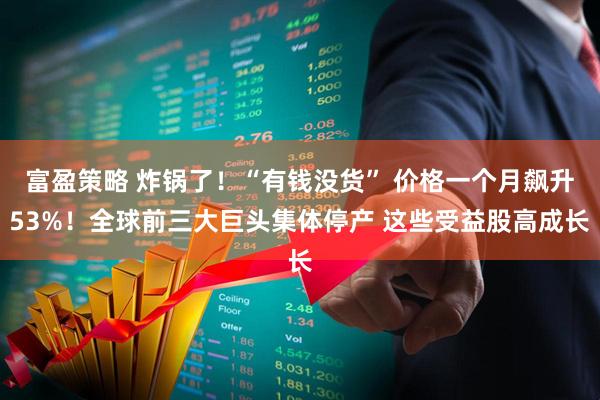 富盈策略 炸锅了！“有钱没货” 价格一个月飙升53%！全球前三大巨头集体停产 这些受益股高成长