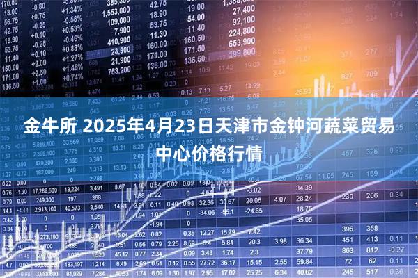 金牛所 2025年4月23日天津市金钟河蔬菜贸易中心价格行情