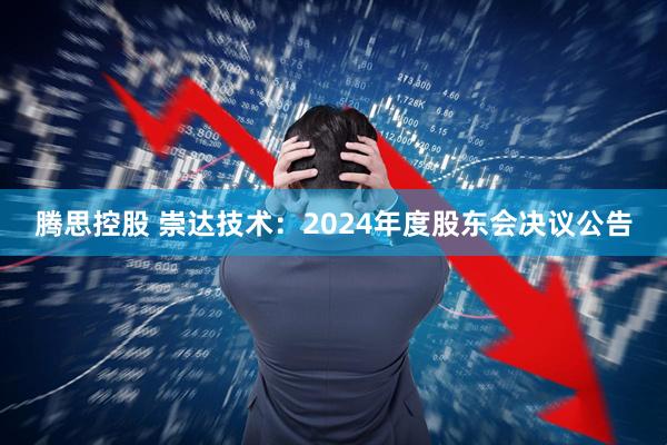 腾思控股 崇达技术：2024年度股东会决议公告