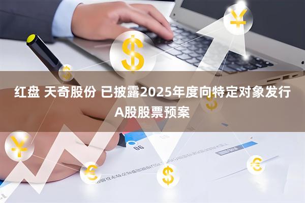 红盘 天奇股份 已披露2025年度向特定对象发行A股股票预案