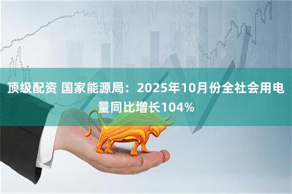 顶级配资 国家能源局：2025年10月份全社会用电量同比增长104%