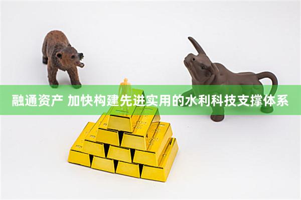 融通资产 加快构建先进实用的水利科技支撑体系